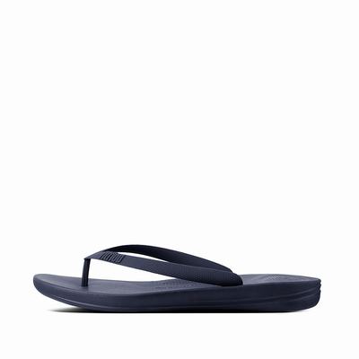 Fitflop Men's IQUSHION Ergonomic Sandals - Navy, NH0671428